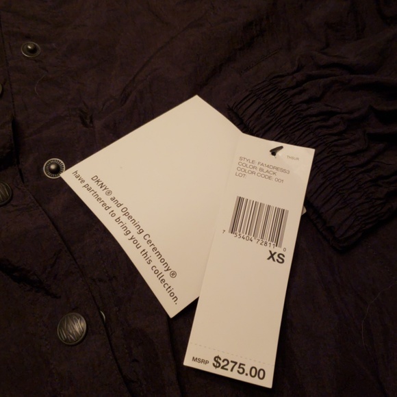 NWT! DKNY Open Ceremony Hoodie Dress XS - Picture 6 of 8